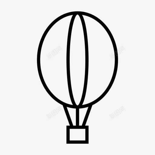 热气球冒险度假图标svg_新图网 https://ixintu.com 冒险 度假 热气球