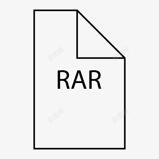 rar存档文件图标svg_新图网 https://ixintu.com rar 存档文件