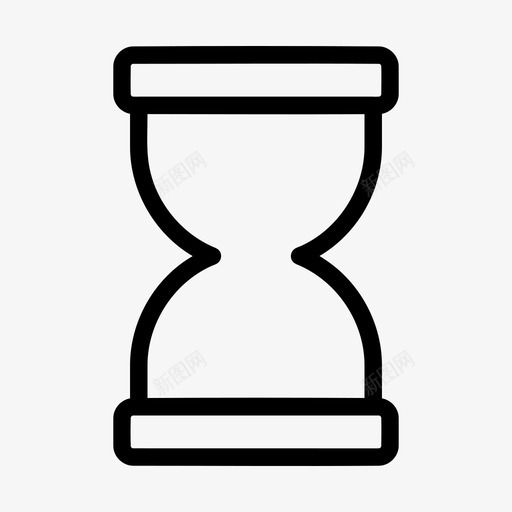 沙钟加载进程图标svg_新图网 https://ixintu.com 加载 时间 沙钟 等待 进程 随机ui行