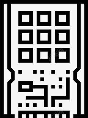 ssd磁盘驱动器计算机固态图标图标