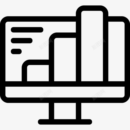 统计监测分析商业图标svg_新图网 https://ixintu.com 分析 商业 图表 统计监测 计算机