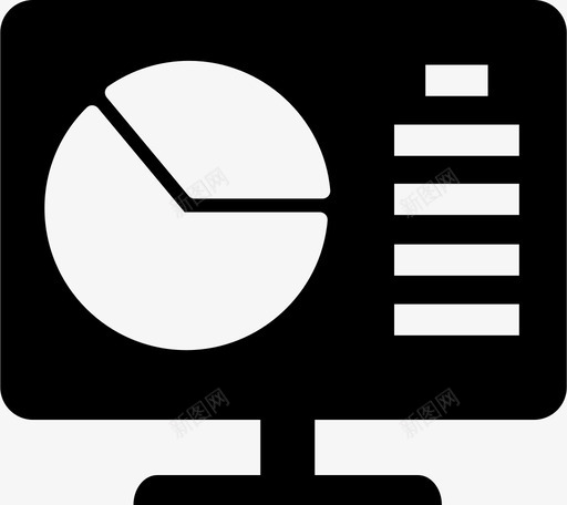统计监视器分析数字图标svg_新图网 https://ixintu.com 信息 分析 数字 显示 统计监视器 财务