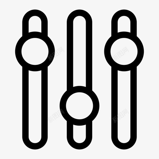 音量平衡音量控制图标svg_新图网 https://ixintu.com 音量平衡 音量控制