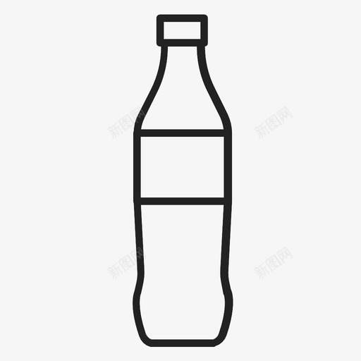瓶子可乐汽水图标svg_新图网 https://ixintu.com 可乐 汽水 瓶子 苏打水