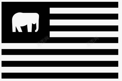 共和党美国人大象图标图标
