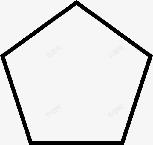 五边形几何体多边形图标svg_新图网 https://ixintu.com 五边形 几何体 几何体五边形多边形形状 多边形 形状