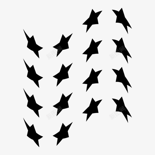 星星刷子旗帜图标svg_新图网 https://ixintu.com 刷子 图案 旗帜 星星 瓷砖