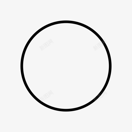 圆球几何图标svg_新图网 https://ixintu.com 几何 圆 形状 数学 点 球