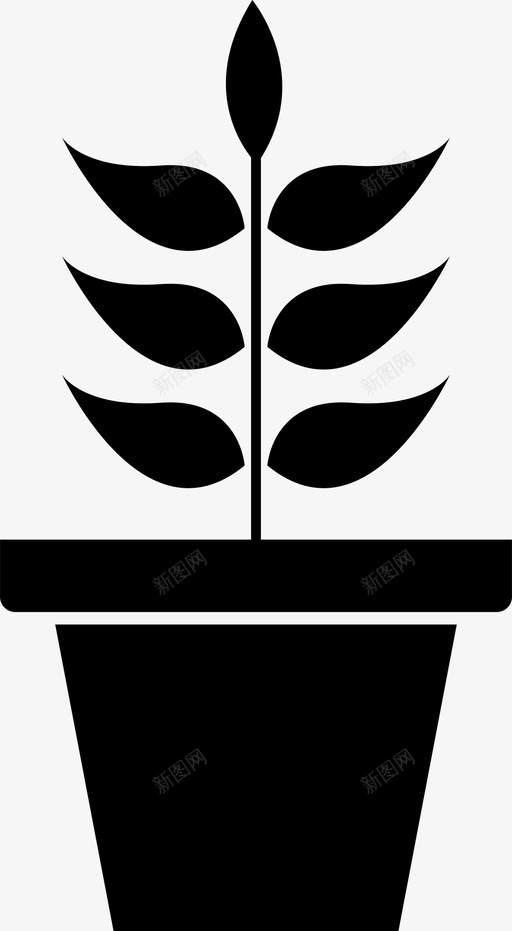 植物生态环境图标svg_新图网 https://ixintu.com 树木 植物 环境 生态 绿化