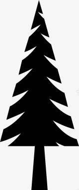 松树冷杉植物图标图标