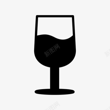 马提尼酒精饮料玻璃杯图标图标