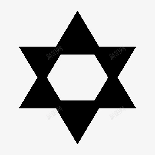 星星天堂犹太人图标svg_新图网 https://ixintu.com 天堂 星星 犹太人 闪耀