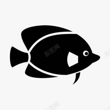 鱼食物新鲜图标图标