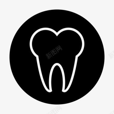 牙齿g牙齿呈圆形图标图标