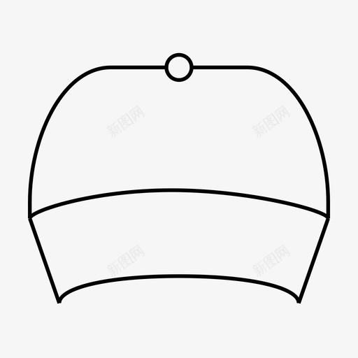 帽子时尚款式图标svg_新图网 https://ixintu.com 帽子 时尚 时尚轮廓 款式