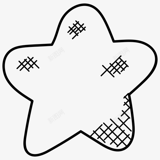 星星最爱五角星图标svg_新图网 https://ixintu.com 五角星 媒体涂鸦图标 排名 星星 最爱