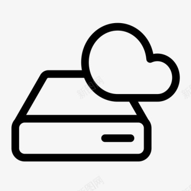 云存储文件上传图标图标