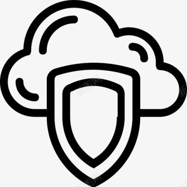 云安全数据库安全图标图标