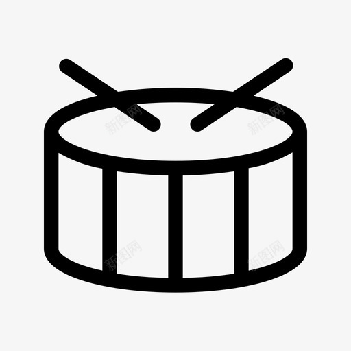 鼓乐队乐器图标svg_新图网 https://ixintu.com 乐器 乐器系列 乐队 打击乐 音乐 鼓