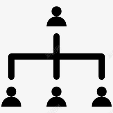 组织结构业务层次结构图标图标