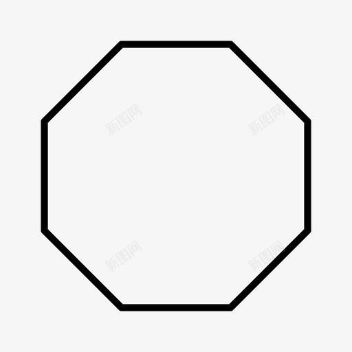 几何角度八角形图标图标免费下载 图标0seeegpgv 新图网