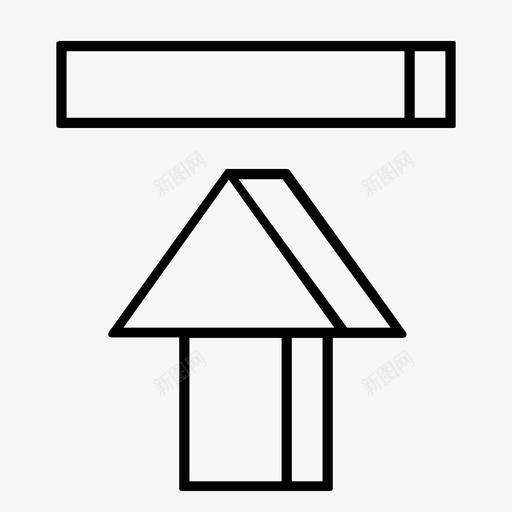 上载行发送图标svg_新图网 https://ixintu.com web和ui图标线条样式 上载 发送 提交 行