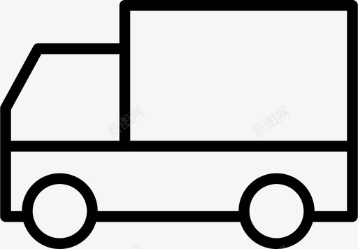 卡车汽车货物图标图标
