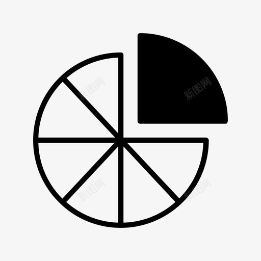 饼图圆几何图标svg_新图网 https://ixintu.com 三角形 几何 圆 多边形 自然 饼图