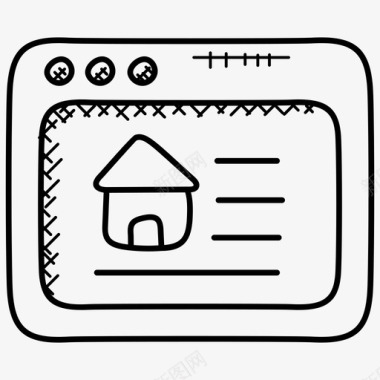 家庭网站房地产营销房地产网站图标图标