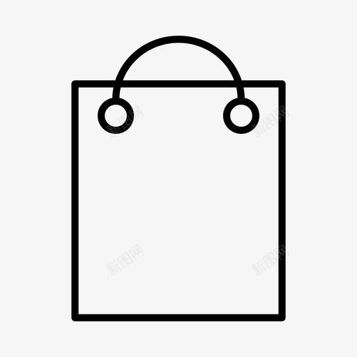 采购袋购物袋配件图标svg_新图网 https://ixintu.com 手提包 袋子 购物袋 配件 采购袋
