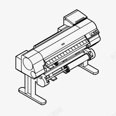 绘图仪大幅面工具图标图标