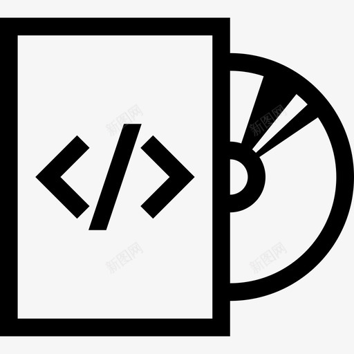 软件dvd光盘安装图标svg_新图网 https://ixintu.com 光盘 安装 程序 简单行 软件dvd
