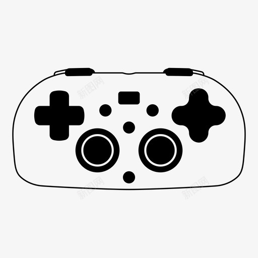 playstation控制器游戏gamepad图标svg_新图网 https://ixintu.com gamepad playstation控制器 ps控制器 游戏