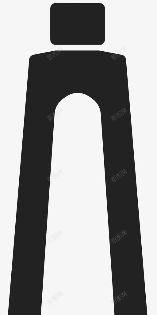 管子瓶子牙膏图标svg_新图网 https://ixintu.com 牙膏 瓶子 管子