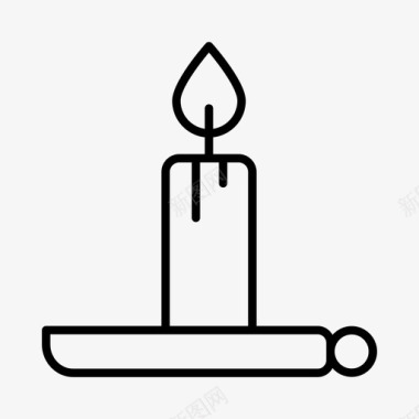 蜡烛幻想魔法图标图标