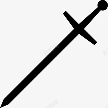 剑刀中世纪图标图标