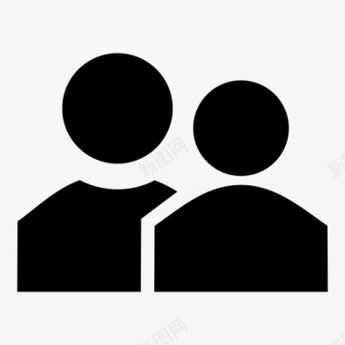 个人资料联系人身份图标图标