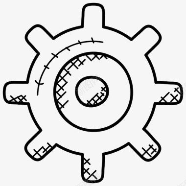 设置齿轮机械图标图标