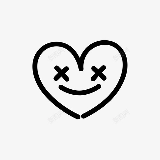 疯狂的心疯狂的脸疯狂的图标svg_新图网 https://ixintu.com 微笑 手绘的心 疯狂的 疯狂的心 疯狂的脸