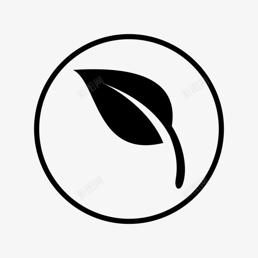 茶生态茶绿茶图标svg_新图网 https://ixintu.com 生态茶 绿茶 茶 茶logo 茶叶 草药