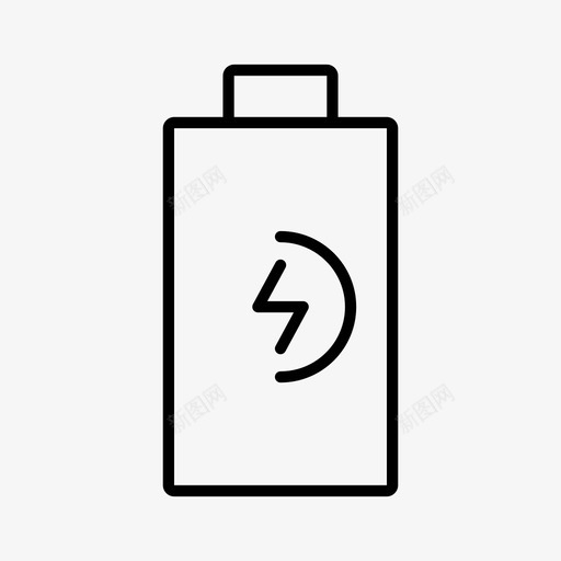 充电电池螺栓电源图标svg_新图网 https://ixintu.com 充电电池 电源 科技 螺栓