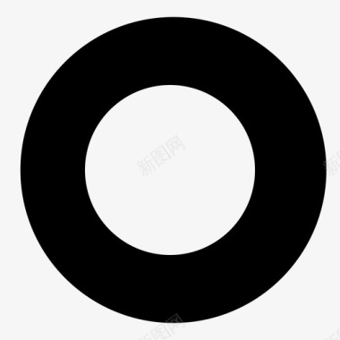 甜甜圈戒指轮胎图标图标