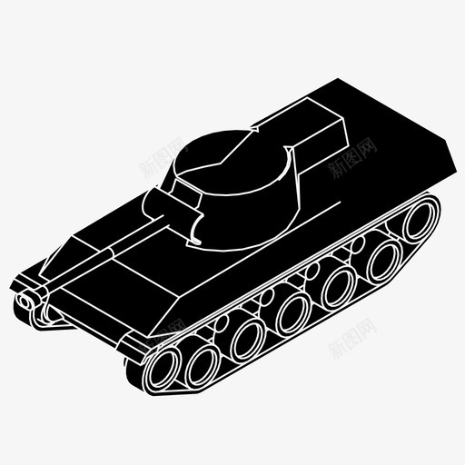 坦克军队炮兵图标svg_新图网 https://ixintu.com 军事 军队 坦克 战争 战斗 炮兵