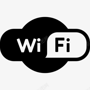 Wifi标志技术硬件图标图标