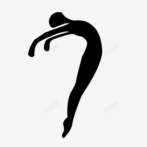 舞蹈芭蕾舞当代图标svg_新图网 https://ixintu.com 当代 现代 舞蹈 芭蕾舞