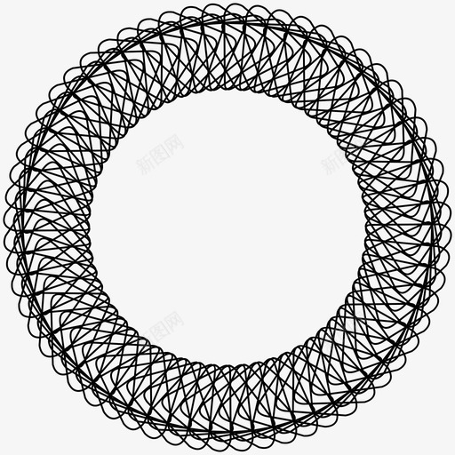 吉洛切圆装饰图标svg_新图网 https://ixintu.com 元素 吉洛切 吉洛切元素6 圆 对称 装饰