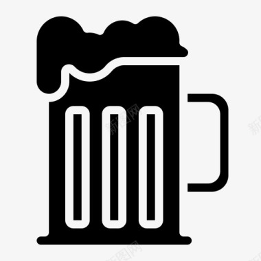 啤酒饮料马克杯图标图标