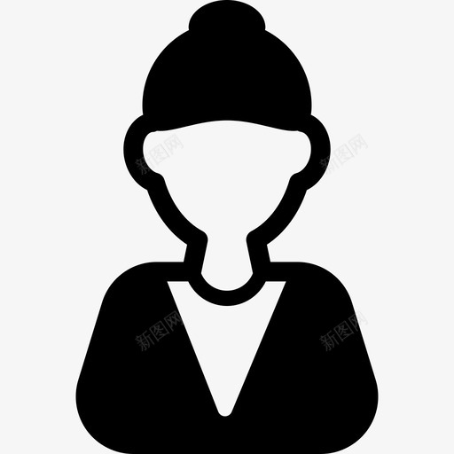 商业女性员工扩展用户界面图标svg_新图网 https://ixintu.com 员工 商业女性 扩展用户界面