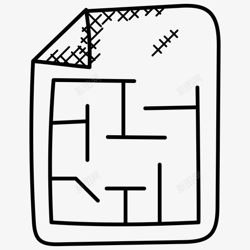 蓝图建筑工程施工计划图标svg_新图网 https://ixintu.com 原型 建筑工程 房地产涂鸦图标 施工计划 绘图 蓝图