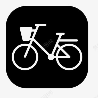 自行车骑马速度图标图标